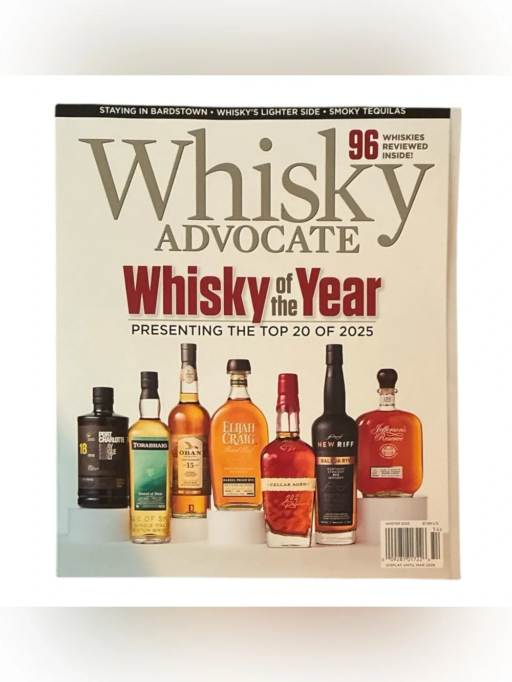 Whisky Advocate Magazine Winter 2025 Whisky Of The Year Top 20 Americas Top Bars